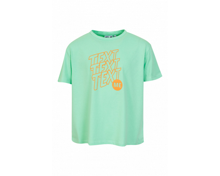 AWESOME BY SOMEONE : Oversize t-shirt met "TEXT ME"