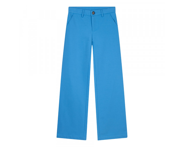 INDIAN BLUE : Wide Pants Pantalon River Blue