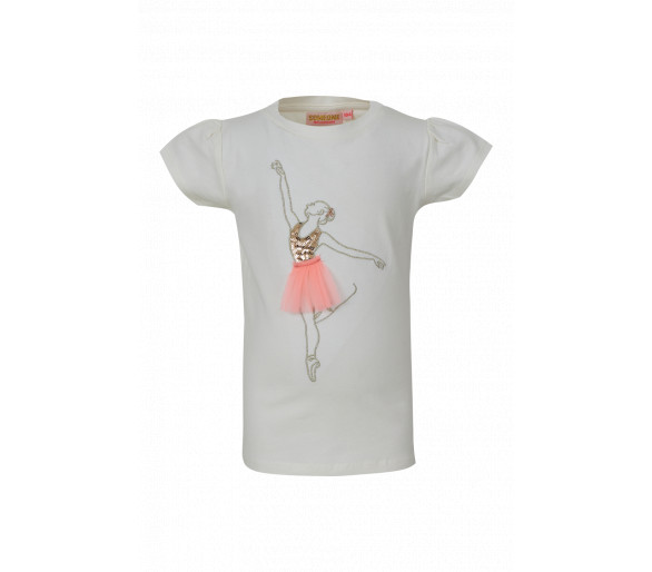 SOMEONE : T-shirt met ballerina