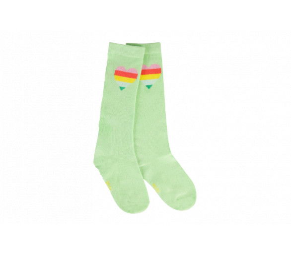 SOMEONE : Des chaussettes jusqu'aux genoux avec un cœur en haut