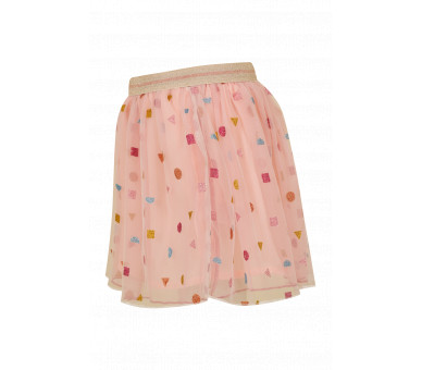 MINI REBELS : Jupe en tulle avec imprimé
