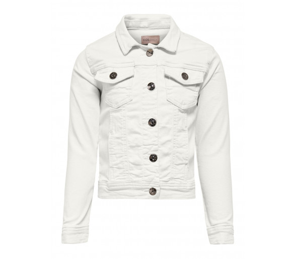 KIDS ONLY : Gilet en jean blanc