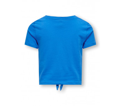 KIDS ONLY : Effen t-shirt met knoopje onderaan
