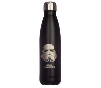 The Original Stormtrooper Zwarte Herbruikbare RVS Thermosfles 500ml