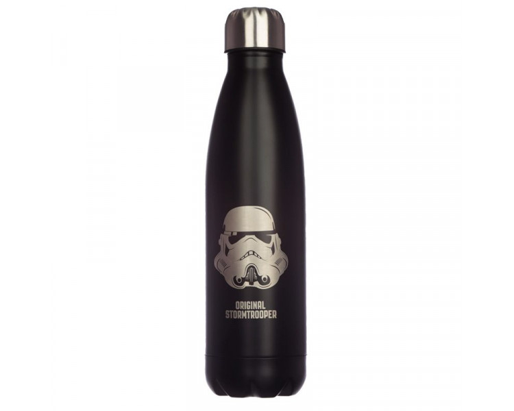 The Original Stormtrooper Zwarte Herbruikbare RVS Thermosfles 500ml