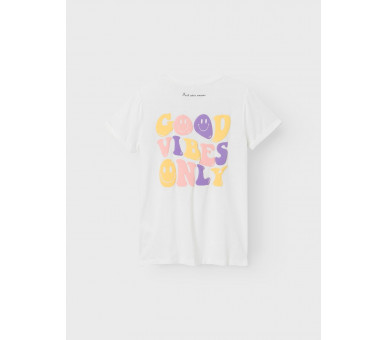NAME IT : T-Shirt met "good vibes only"