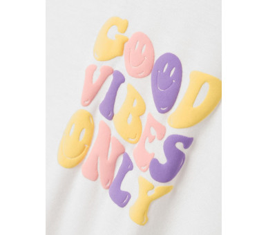 NAME IT : T-Shirt met "good vibes only"