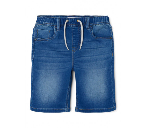 NAME IT : Short en jean doux en denim jogging
