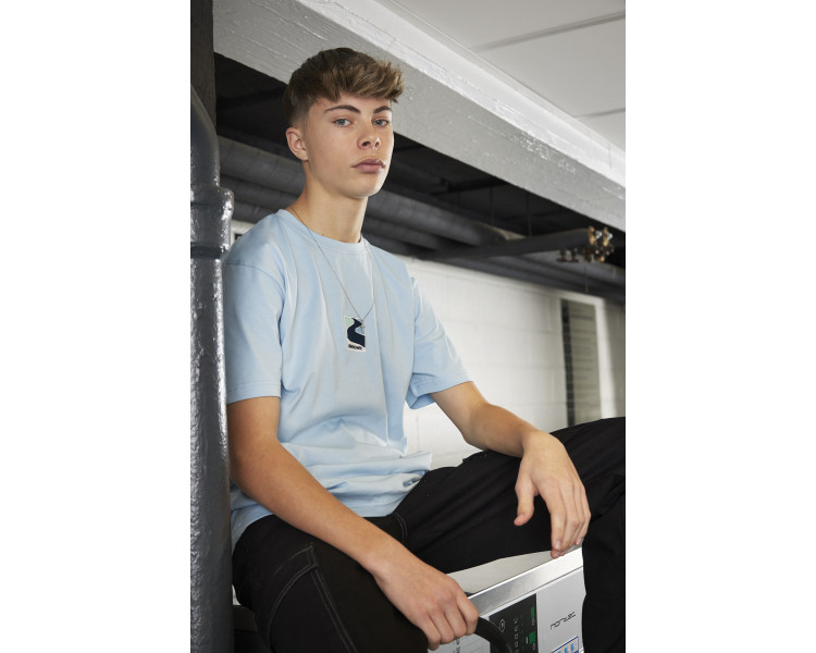 HOUND : tee s/s Light blue