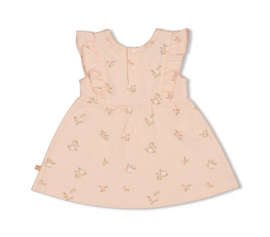 FEETJE : Dress frills AOP - Bloom With Love Pink