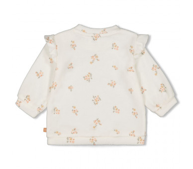 FEETJE : Sweater AOP - Bloom With Love Offwhite