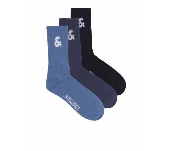 JACK & JONES : Chaussettes 3 paires dans un pack