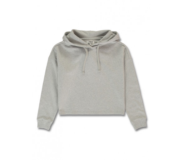 LEMON BERET : Korte effen hoodie LGREY
