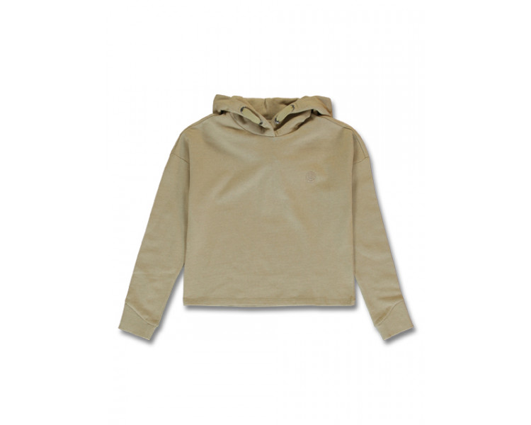 LEMON BERET : Korte effen hoodie SAND LEMON BERET : Korte effen hoodie SAND