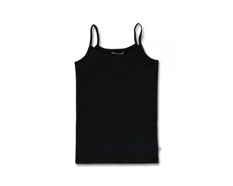 LEMON BERET : Effen topje met smalle bretel BLACK LEMON BERET : Effen topje met smalle bretel BLACK