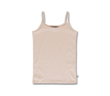LEMON BERET : Effen topje met smalle bretel PEACH