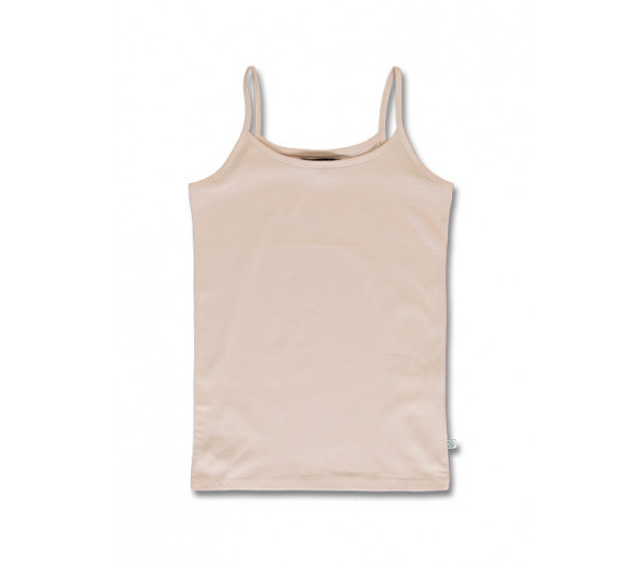 LEMON BERET : Effen topje met smalle bretel PEACH