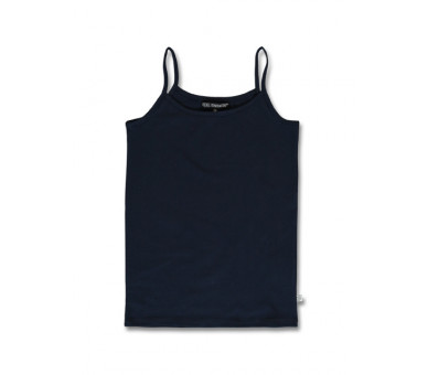 LEMON BERET : Effen topje met smalle bretel NAVY