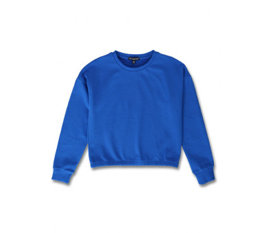 LEMON BERET : Effen kortere sweater met elastiek