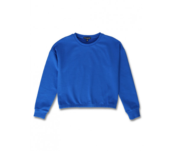 LEMON BERET : Effen kortere sweater met elastiek