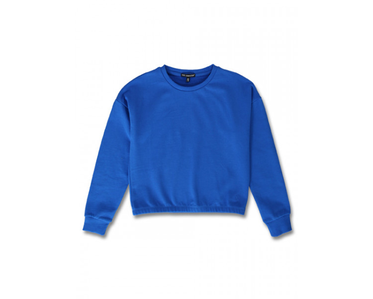 LEMON BERET : Effen kortere sweater met elastiek LEMON BERET : Effen kortere sweater met elastiek