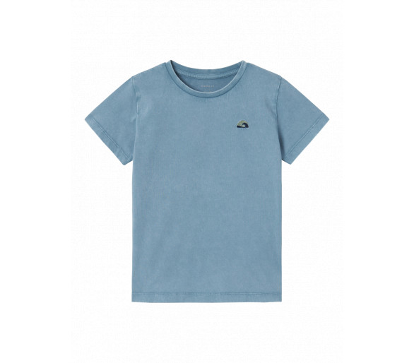 NAME IT : T-Shirt met klein logo op de borst