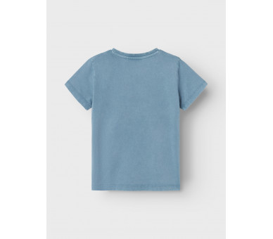 NAME IT : T-Shirt met klein logo op de borst