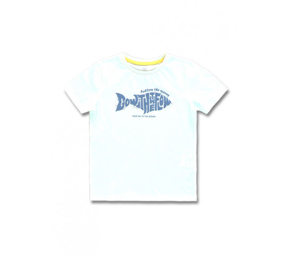 LEMON BERET : T-shirt met visprint
