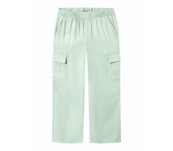 NAME IT : Pantalon cargo lisse