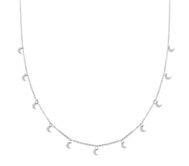 NECKLACE A LOT OF HEARTS - ADULT - SILVER