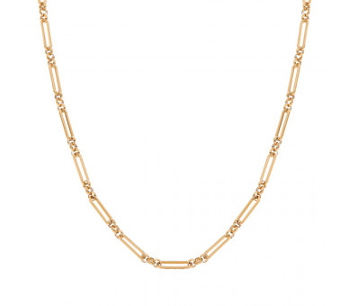 NECKLACE BASIC ROUNDS AND BARS - ADULT - GOLD