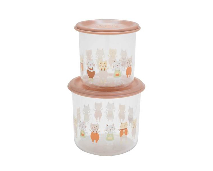 Good Lunch® snack containers L (set of 2) Prairie Kitty