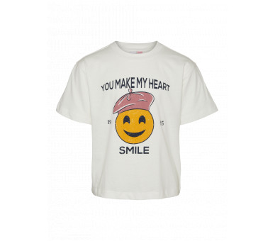 VERO MODA GIRL : Super leuk smiley t-shirt