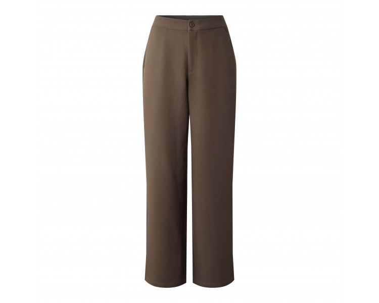 HOUND : Broek met hoge taille, elastische smok aa