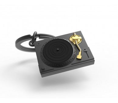 RECORD PLAYER KEYRING