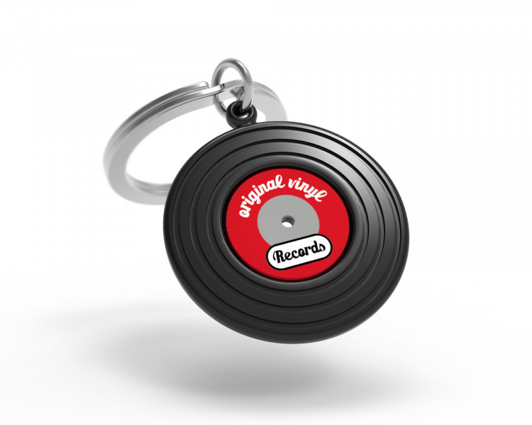 VINYL RECORD KEYRING