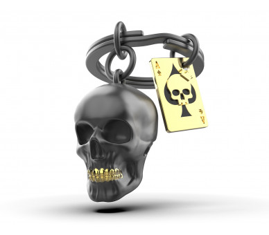 SKULL KEYRING