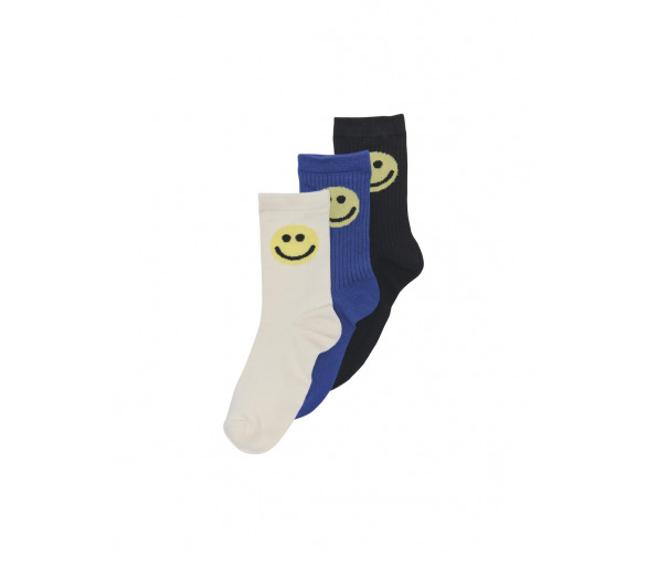 KIDS ONLY : 3 paar leuke smiley sokken