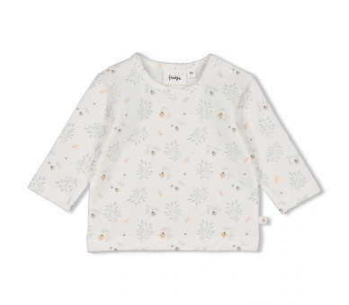 FEETJE : Longsleeve AOP - Autumn Sweetness Offwhit