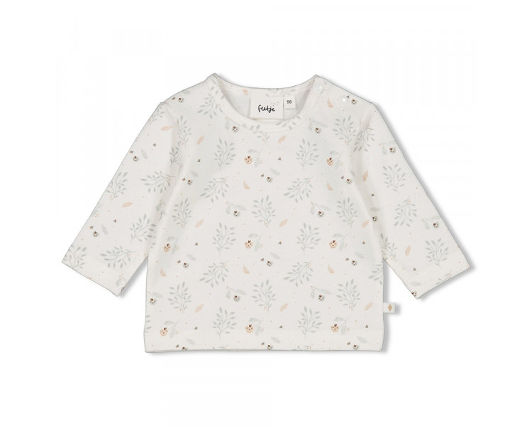 FEETJE : Longsleeve AOP - Autumn Sweetness Offwhit