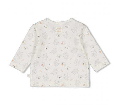 FEETJE : Longsleeve AOP - Autumn Sweetness Offwhit