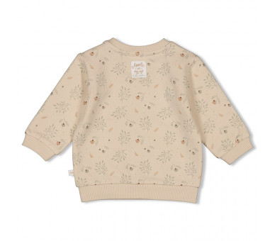 FEETJE : Sweater AOP - Autumn Sweetness Sand