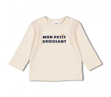 FEETJE : Longsleeve - Club Croissant Offwhite