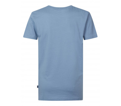 PETROL : Boys T-Shirt SS Classic Print Dusty Blue