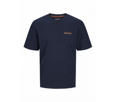 JACK & JONES : T-shirt km met print vooraan