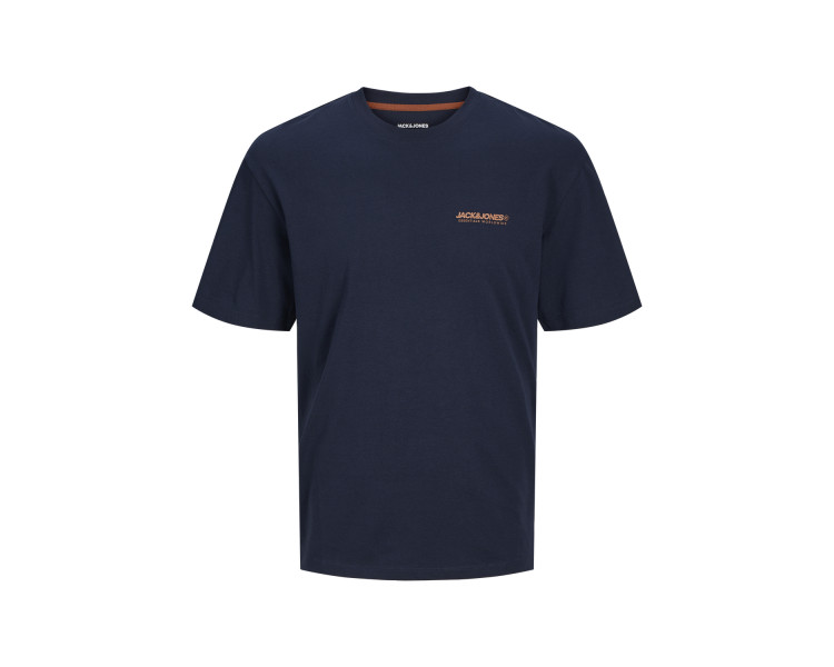 JACK & JONES : T-shirt km met print vooraan