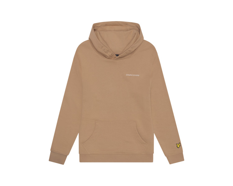 LYLE & SCOTT : SCRIPT EMBROIDERED HOODIE