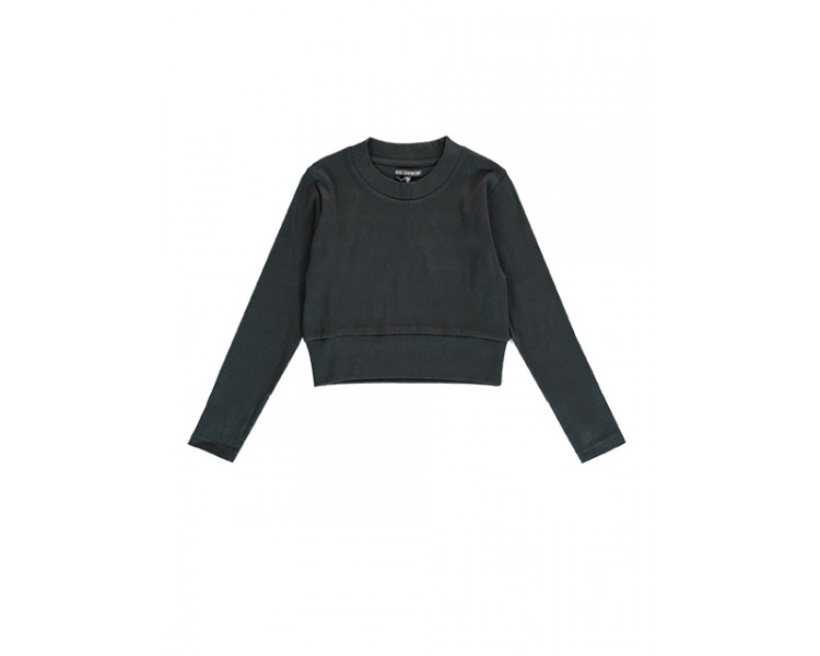 LEMON BERET : Korte t-shirt met lange mouwen LEMON BERET : Korte t-shirt met lange mouwen