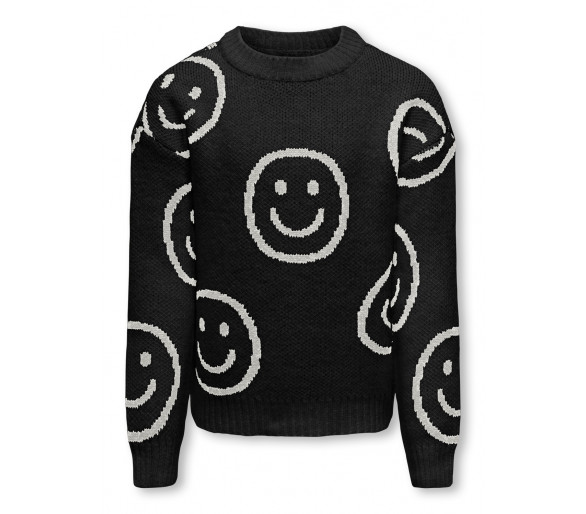 KIDS ONLY : Gebreide pullover met leuke smileys