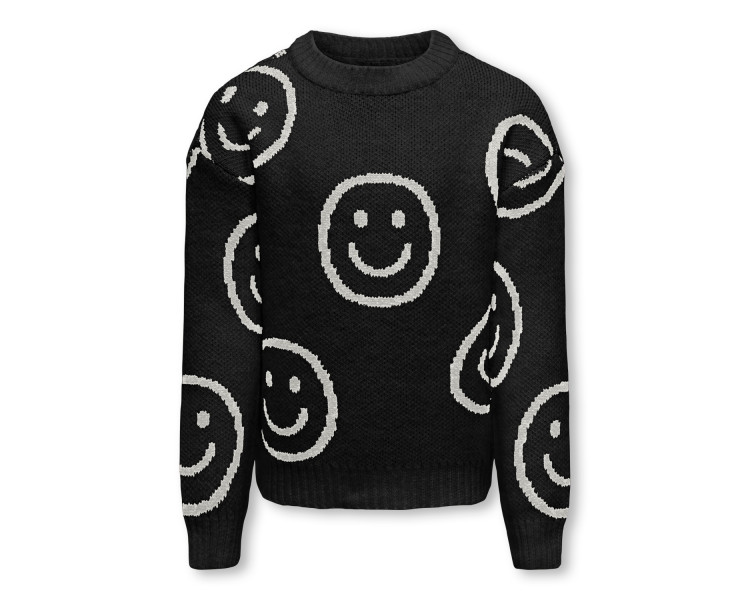 KIDS ONLY : Gebreide pullover met leuke smileys